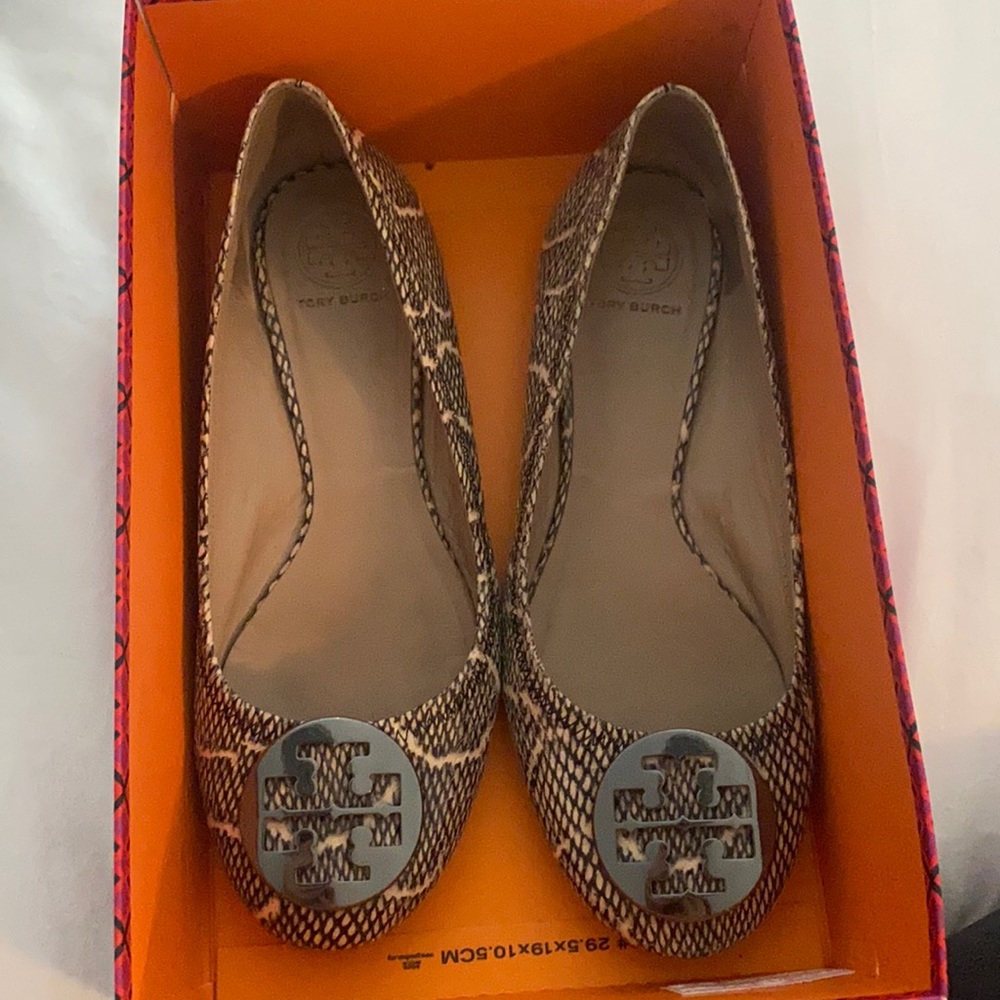 Tory Burch Reva Ballerina flat snake